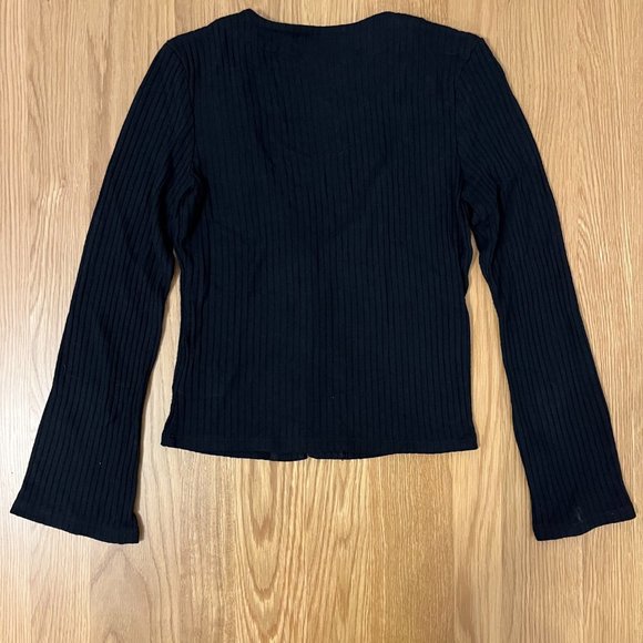 REFORMATION Gellar Knit Top in black - Picture 5 of 5